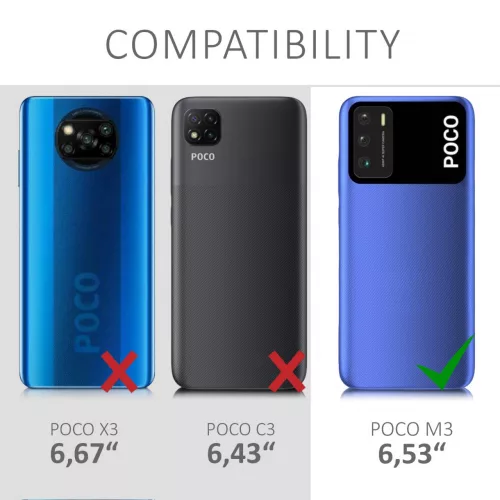 Θήκη για Xiaomi Poco M3, Silicon, Red, 53971.208