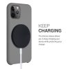 Προστατευτικό κάλυμμα για τον φορτιστή Apple MagSafe Charger Pad, Kwmobile, Μαύρο, Σιλικόνη, 53964.01