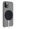 Προστατευτικό κάλυμμα για τον φορτιστή Apple MagSafe Charger Pad, Kwmobile, Μαύρο, Σιλικόνη, 53964.01