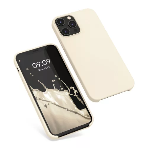 Θήκη για Apple iPhone 12 Pro Max, Silicone, Beige, 52644.204