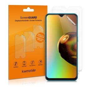   Σετ 3 προστατευτικών μεμβρανών για Samsung Galaxy A12, kwmobile, εμπρός, διαφανές, 54211.1
