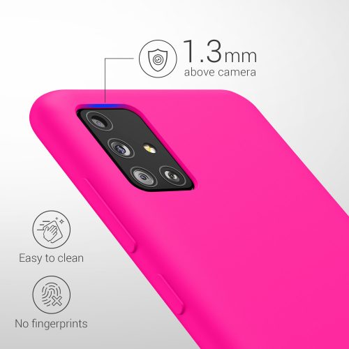 Θήκη για Samsung Galaxy A51, Silicone, Pink, 51197.77