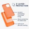Θήκη για Apple iPhone 12 Mini, Silicone, Orange, 52640.150