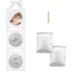 Navaris Baby Footprint Kit με Ξύλινο Πλαίσιο, Λευκό, 54252.01