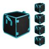 Set 5 bucati Grow Bags Square Navaris, 27x27x27 cm, material netesut, 54255.01