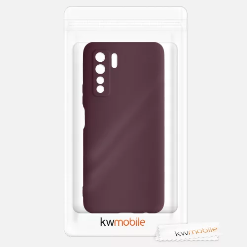 Κάλυμμα για Huawei P40 lite 5G, Silicon, Red, 52529.190