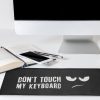 Θήκη πληκτρολογίου για Logitech MK270 Wireless, Kwmobile, Black/White, Plastic, 54308.01