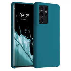  Θήκη για Samsung Galaxy S21 Ultra, Silicone, Green, 54074.57