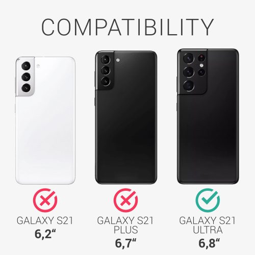 Θήκη για Samsung Galaxy S21 Ultra, Silicone, Green, 54074.57