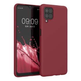 Θήκη για Samsung Galaxy A12, Silicone, Red, 54048.209