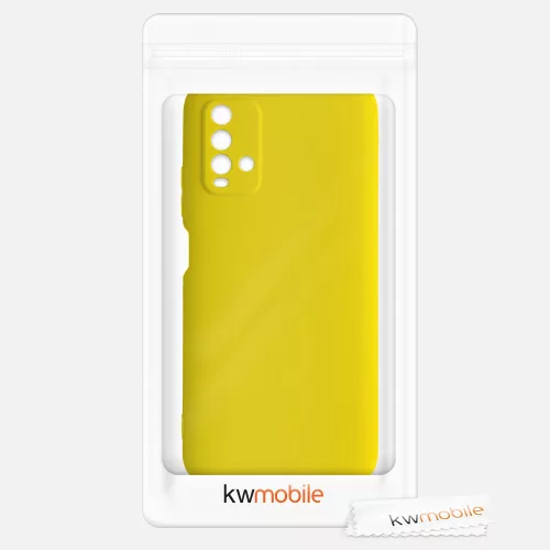 Θήκη για Xiaomi Redmi 9T, Silicone, Yellow, 54337.165