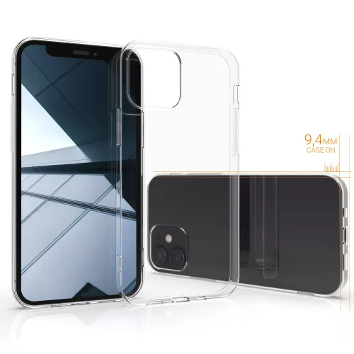 Κάλυμμα για Apple iPhone 12 Mini, Σιλικόνη, Διαφανές, 54408.03