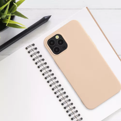 Θήκη για Apple iPhone 12 Pro Max, σιλικόνη, κρέμα, 52714.154