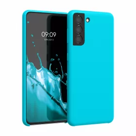   Θήκη για Samsung Galaxy S21, Silicone, Blue, 54056.205
