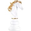 Navaris Chess Statue Decor Piece - Διακοσμητικό Γλυπτό Ψηλής Ρητίνης, Λευκό, 54463.03.02