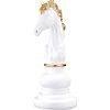 Navaris Chess Statue Decor Piece - Διακοσμητικό Γλυπτό Ψηλής Ρητίνης, Λευκό, 54463.03.02