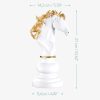 Navaris Chess Statue Decor Piece - Διακοσμητικό Γλυπτό Ψηλής Ρητίνης, Λευκό, 54463.03.02