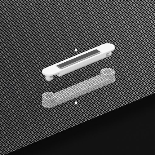 Δίχτυ εντόμων παραθύρου Navaris, 220 x 150 cm, Ρυθμιζόμενο, Μαγνητικά κλιπ, 54487.2