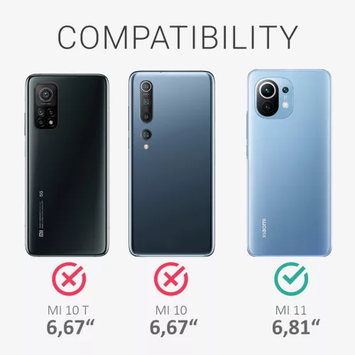 Θήκη για Xiaomi Mi 11, Silicone, Red, 54188.209