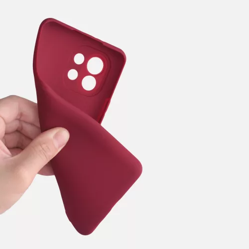 Θήκη για Xiaomi Mi 11, Silicone, Red, 54188.209
