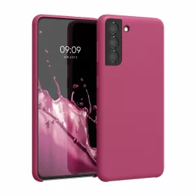   Θήκη για Samsung Galaxy S21, Silicone, Pink, 54056.213