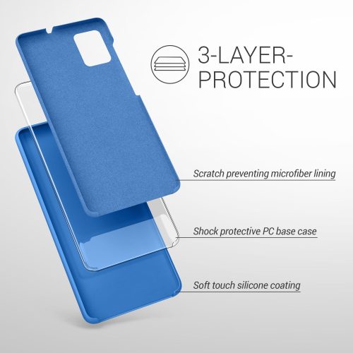Θήκη για Samsung Galaxy A51, Silicone, Blue, 51197.189
