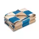 Patura grea Navaris, perle de sticla, 135x200 cm, 4.8 kg, gri, sticla/poliester/bumbac