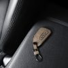 Θήκη κλειδιού αυτοκινήτου για VW / Skoda / Κάθισμα - 3 Κουμπιά, kwmobile, Οικολογικό Δερμάτινο, Καφέ, 54929.01