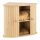 Cutie pentru paine Navaris din bambus, 35x35x35 cm, usa glisanta, maro, 54972.01