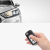 Κάλυμμα κλειδιού αυτοκινήτου για VW / Skoda / Κάθισμα - 3 Κουμπιά, kwmobile, Σιλικόνη, Μαύρο / Ασημί, 54021.04