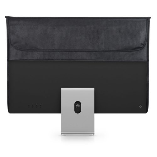 Κάλυμμα για οθόνη Apple iMac 24", Kwmobile, Μαύρο/Λευκό, Textile, 55052.01