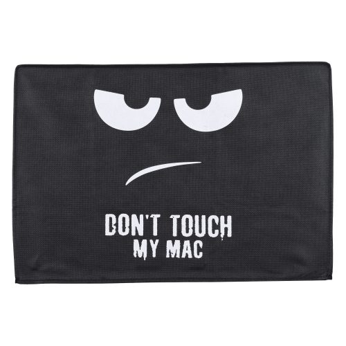 Κάλυμμα για οθόνη Apple iMac 24", Kwmobile, Μαύρο/Λευκό, Textile, 55052.01