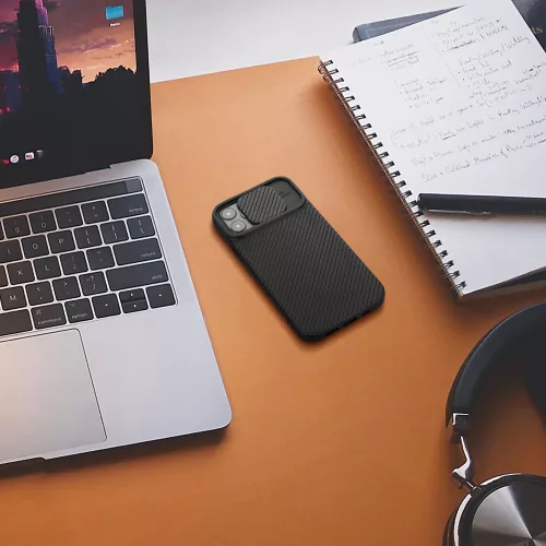 Θήκη για iPhone 12 / iPhone 12 Pro, Silicone, Black, 55098.01
