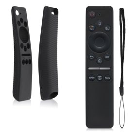   Κάλυμμα για τηλεχειριστήριο BN59-01312A/BN59-01312B, Kwmobile, Μαύρο, Σιλικόνη, 55137.01