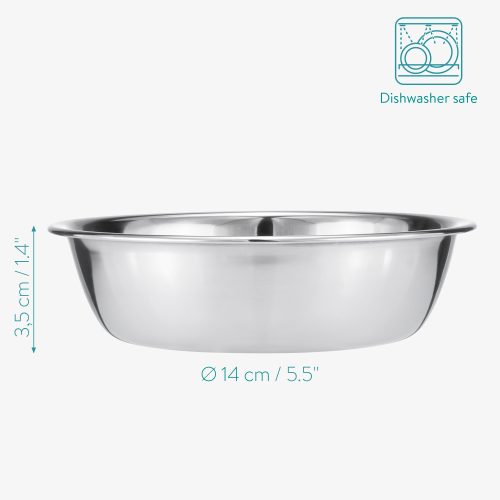 Navaris χαλάκι αργής σίτισης και ενσωματωμένο μπολ νερού, 42 x 25 cm, Μπλε, 55133,17