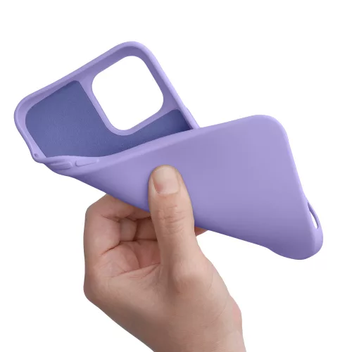 Θήκη για iPhone 12 Pro Max, Silicone, Purple, 52714.222