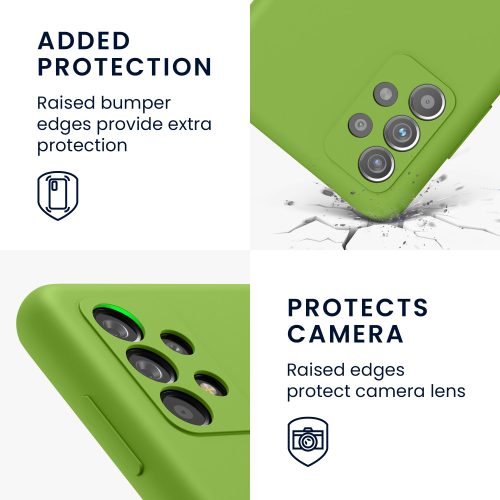 Θήκη για Samsung Galaxy A52 / Galaxy A52 5G / Galaxy A52s 5G, Silicone, Green, 54347.220