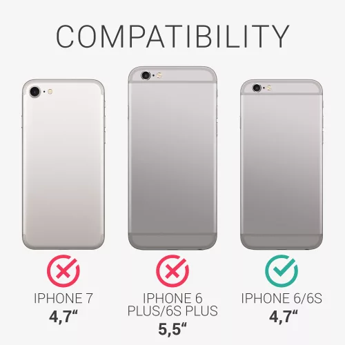 Θήκη για iPhone 6 / iPhone 6s, σιλικόνη, μπλε, 40223.224
