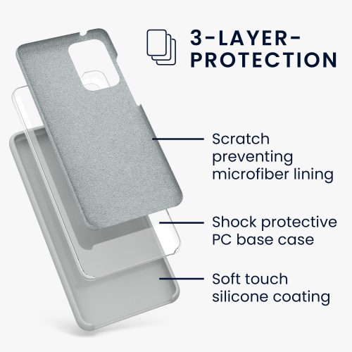 Θήκη για Samsung Galaxy A52 / Galaxy A52 5G / Galaxy A52s 5G, Σιλικόνη, Γκρι, 54347.70