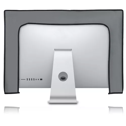 Κάλυμμα για οθόνη 27-28 ιντσών, Kwmobile, Grey, Textile, 44635.22