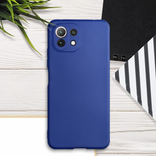Θήκη για Xiaomi Mi 11 Lite 5G, Silicone, Blue, 54727.64