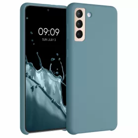   Θήκη για Samsung Galaxy S21 Plus, Silicone, Blue, 54066.206