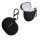 Θήκη για ακουστικά Xiaomi Redmi Airdots 3 Pro/Buds 3 Pro, Kwmobile, Black, Silicone, 55662.01