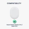 Θήκη για ακουστικά Xiaomi Redmi Airdots 3 Pro/Buds 3 Pro, Kwmobile, Black, Silicone, 55662.01