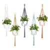 Set 5 Suporturi pentru ghivece Navaris, 101,6 cm, 5 culori, bumbac, 55717.01