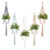Set 5 Suporturi pentru ghivece Navaris, 101,6 cm, 5 culori, bumbac, 55717.01