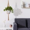 Set 5 Suporturi pentru ghivece Navaris, 101,6 cm, 5 culori, bumbac, 55717.01