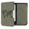 Κάλυμμα για PocketBook Touch Lux 5 / Touch Lux 4 / Touch HD 3, Οικολογικό δέρμα, Γκρι, kwmobile, 50228.07