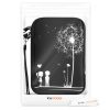 Universal cover for 6 inch eBook Reader, Kwmobile, Black/White, Textile, 50335.06