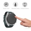 Σετ 2 θηκών για Huawei Watch 3 Pro, kwmobile, Safety Glass, Μαύρο / Διαφανές, 55794.01